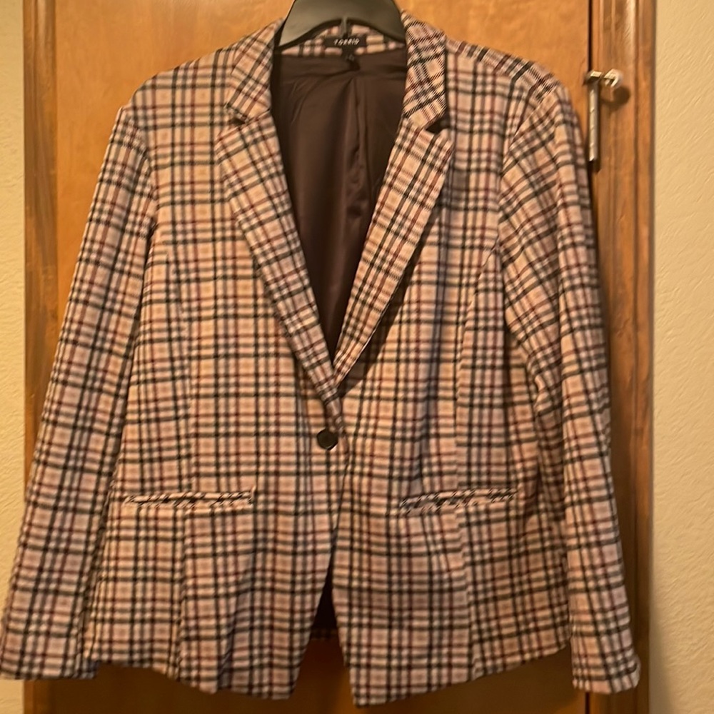 Torrid Plaid Blazer